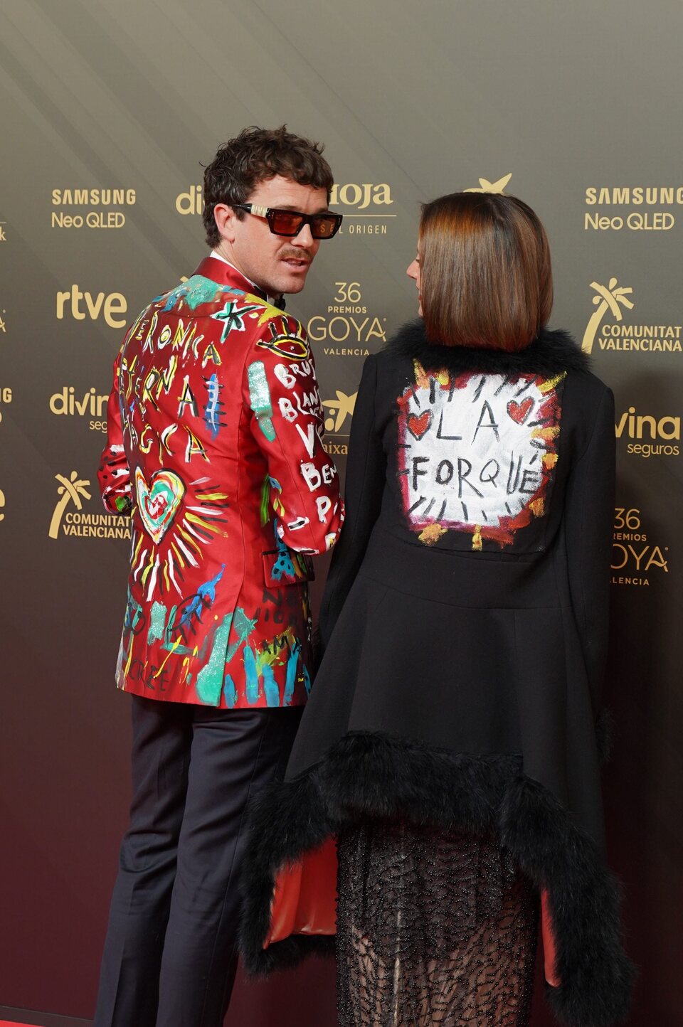 Macarena Gómez y Aldo Comas homenage to Verónica Forqué
