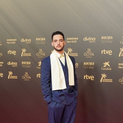 C. Tangana at the Goya 2022 red carpet