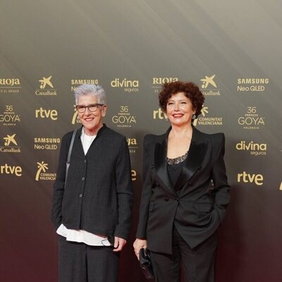 Iciar Bollain and Maixabel Lasa at the red carpet of the 36h edition of the Goya Awards
