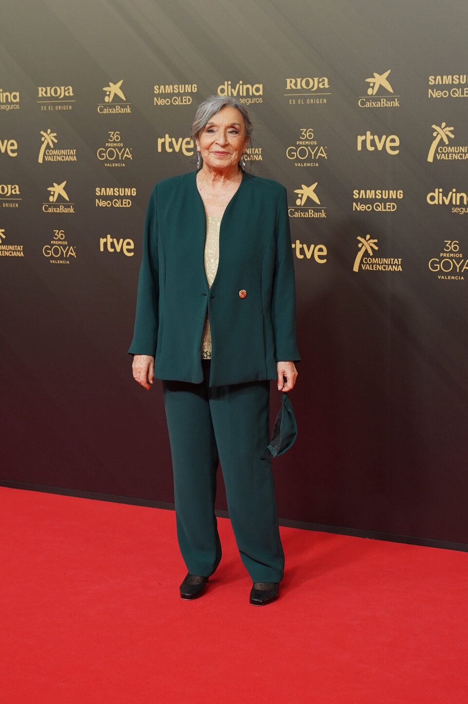 Petra Martínez at the Goya 2022 red carpet