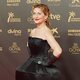 Azucena de la Fuente at the red carpet of the 36h edition of the Goya Awards