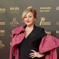 Carmen Machi at the red carpet of the 36h edition of the Goya Awards