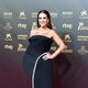 Paula Echevarría at the red carpet of the 36h edition of the Goya Awards