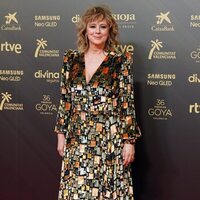 Emma Suárez at the red carpet of the 36h edition of the Goya Awards