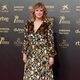 Emma Suárez at the red carpet of the 36h edition of the Goya Awards