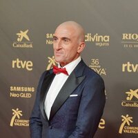 Luis Zahera at the red carpet of the 36h edition of the Goya Awards