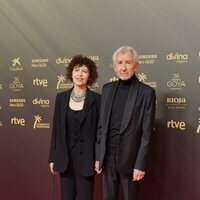 José Sacristán y Amparo Pascual at the red carpet of the 36h edition of the Goya Awards