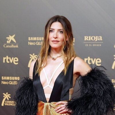 Barbara Lennie at the red carpet of the 36h edition of the Goya Awards