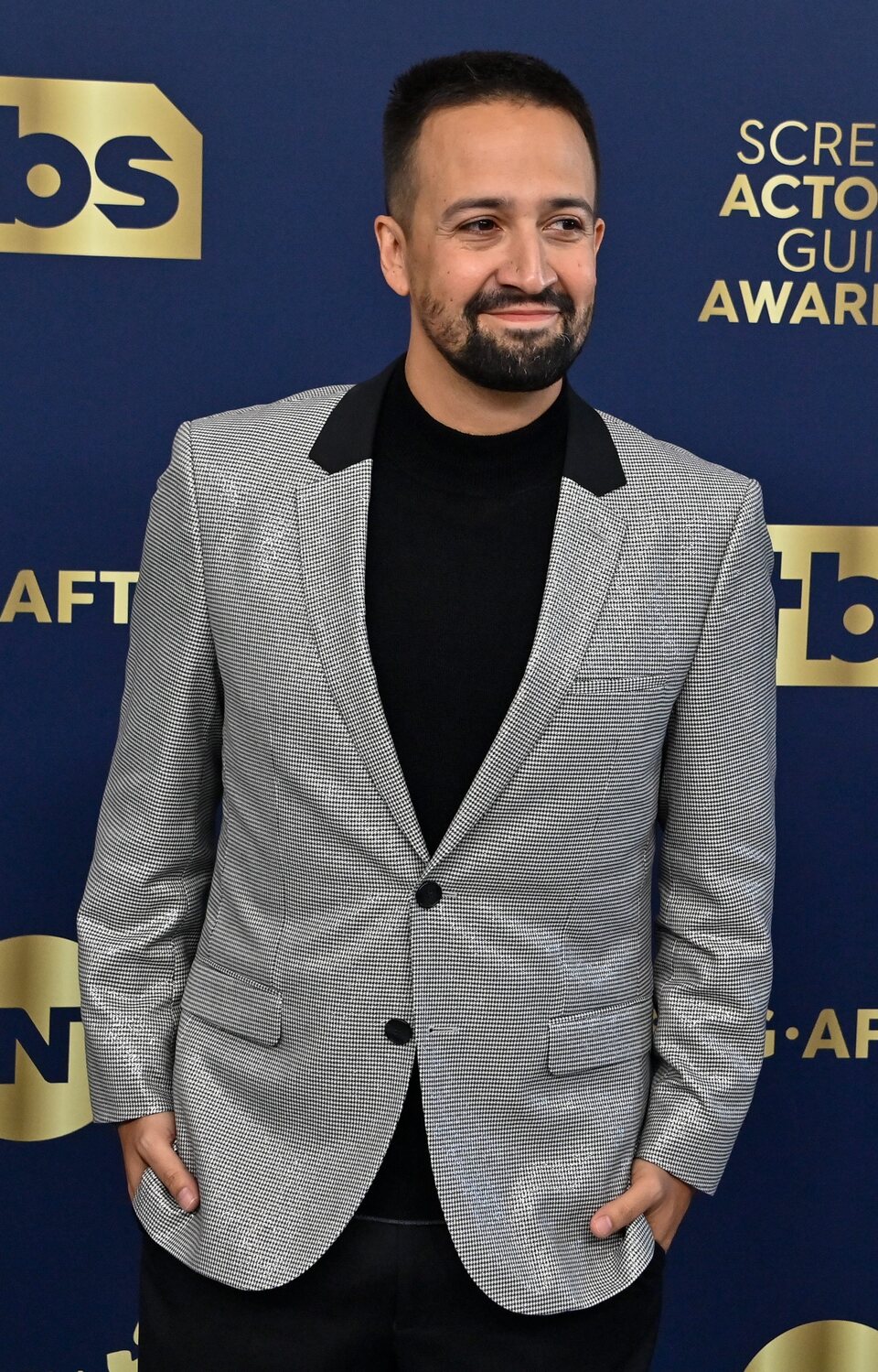 Lin-Manuel Miranda at the Screen Actors Guild Awards 2022