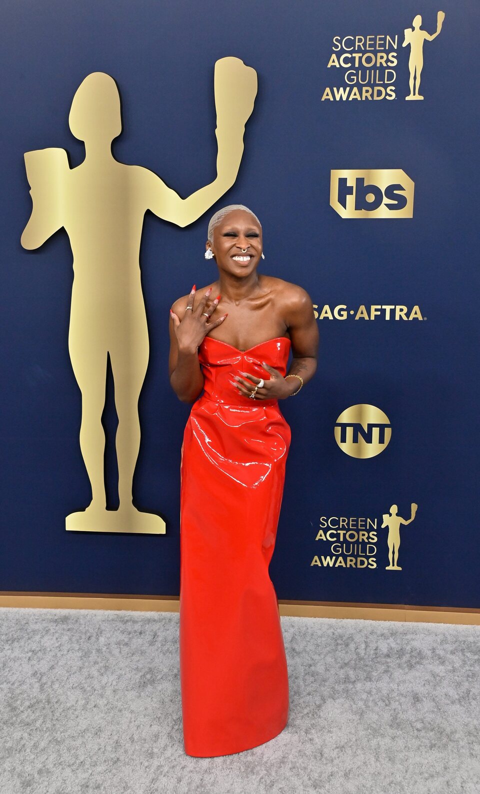 Cynthia Erivo at the Screen Actors Guild Awards 2022