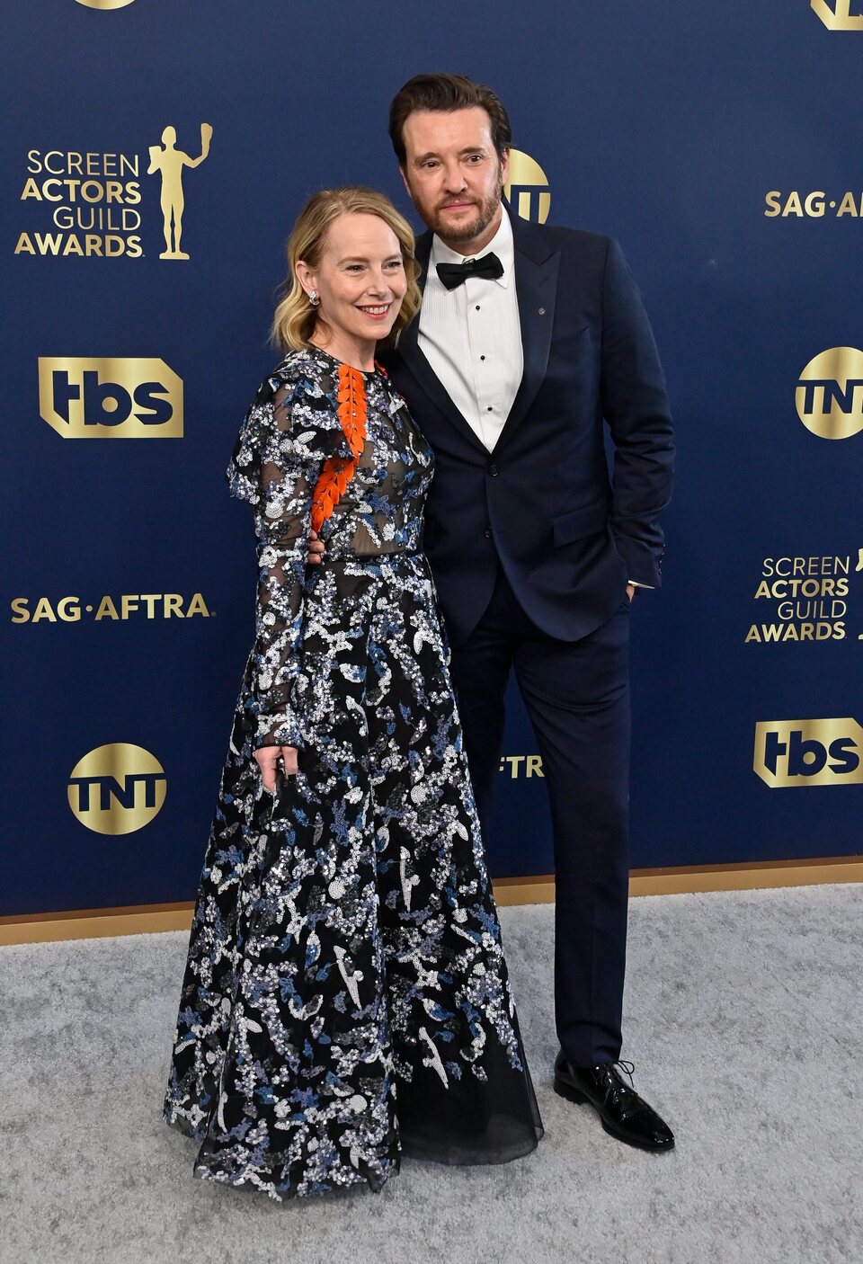 Amy Ryan and Jason Butler Harner at the Screen Actors Guild Awards 2022