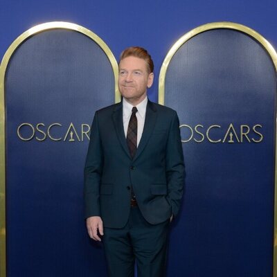 Kenneth Branagh at the Oscars 2022 nominees luncheon