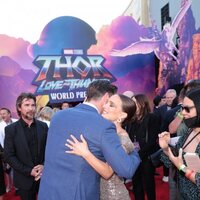 Chris Hemsworth and Natalie Portman at the 'Thor: Love and Thunder' World Premiere