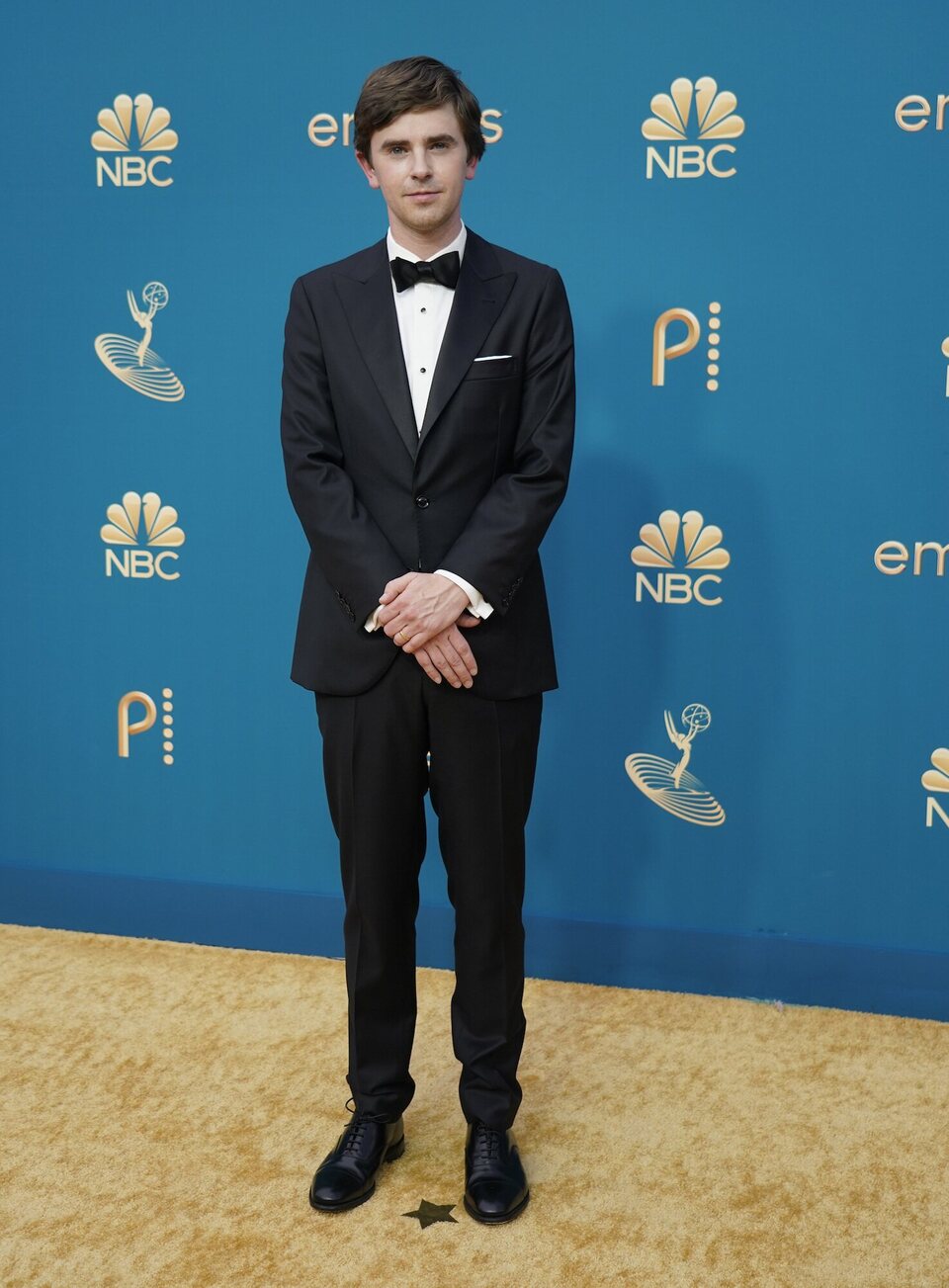 Freddie Highmore on the Emmys 2022 Red Carpet