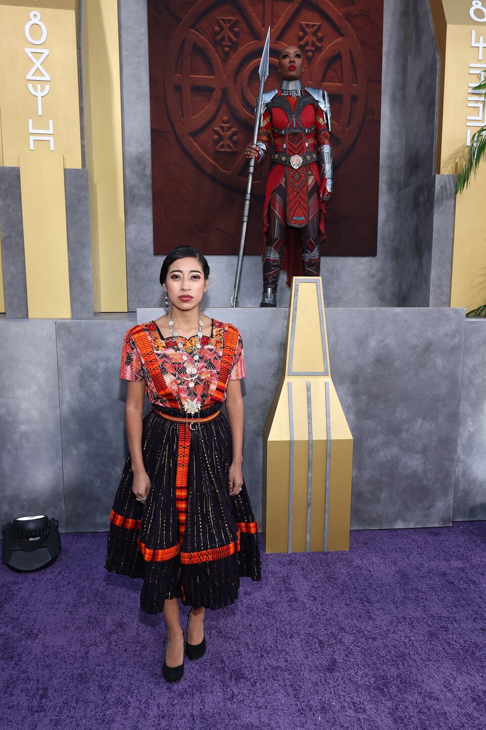 María Mercedes Coroy at the 'Black Panther: Wakanda Forever' premiere