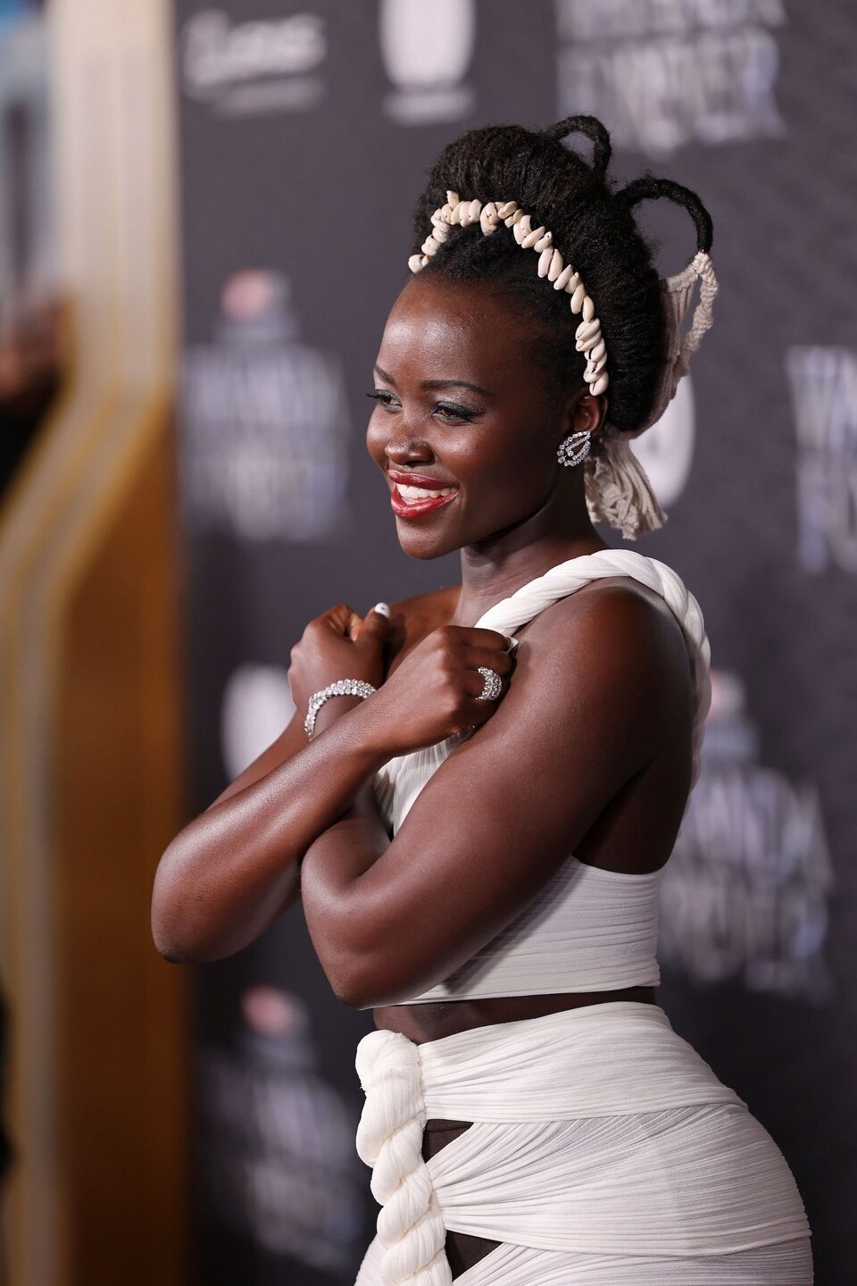 Lupita Nyong'o at the 'Black Panther: Wakanda Forever' premiere