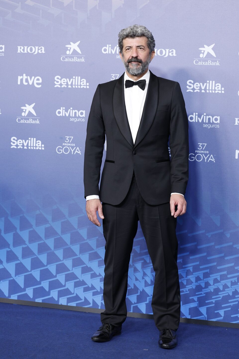 Alberto Rodríguez at the blue carpet of the Goya Awards 2023