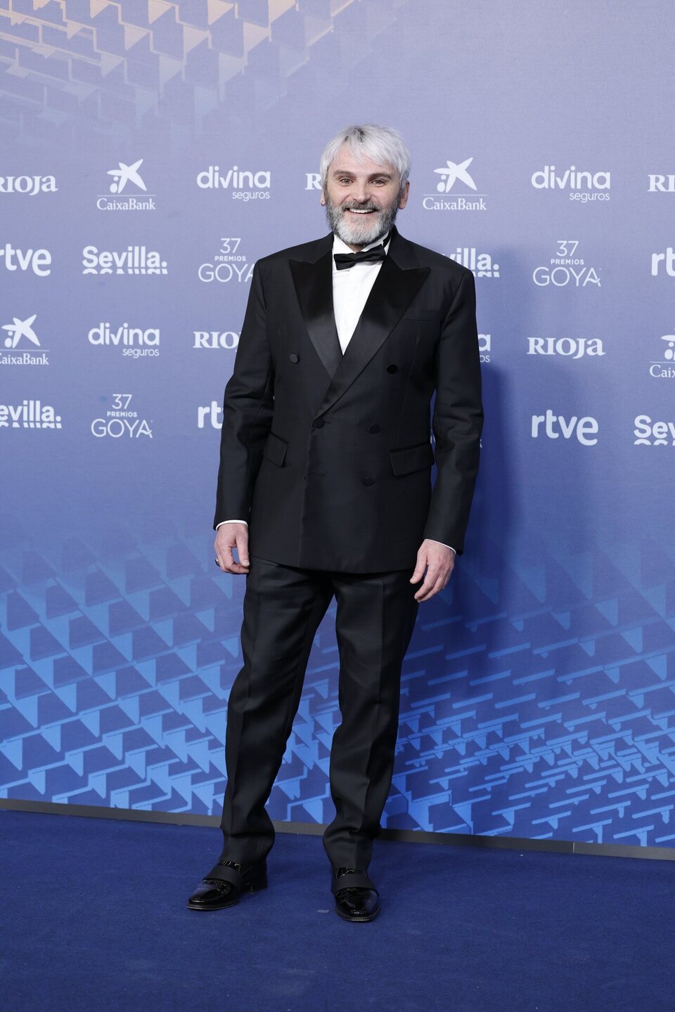 Fernando Tejero at the blue carpet of the Goya Awards 2023