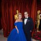 Brendan Fraser and Jeanne Moore at the champagne carpet of the Oscar Awards 2023