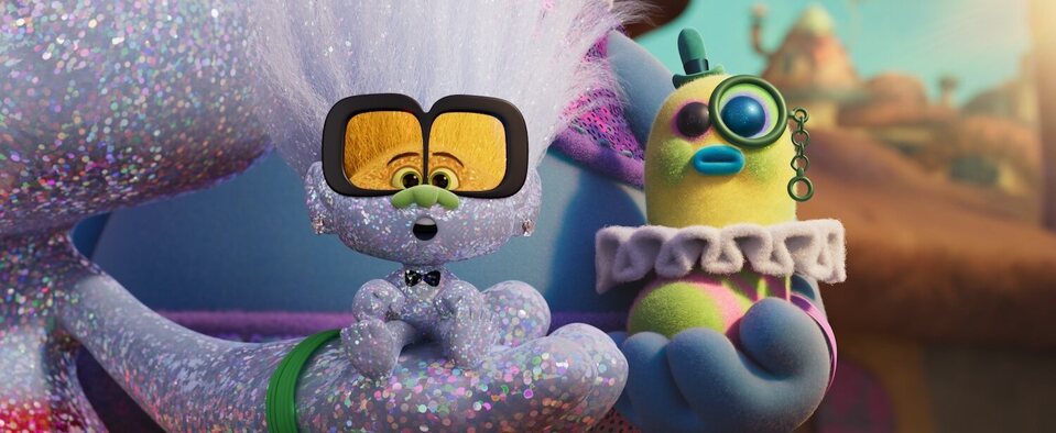 Imagen de la película Trolls Band Together