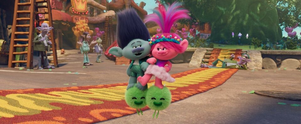 Imagen de la película Trolls Band Together