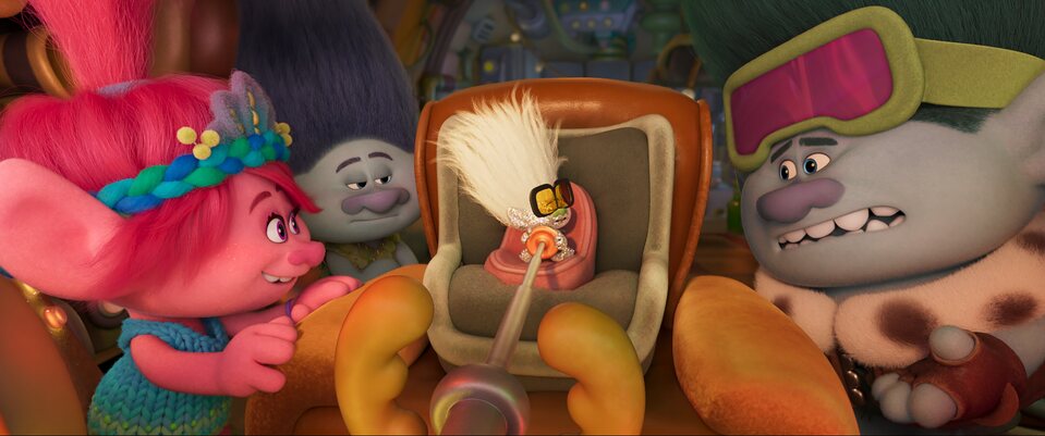 Imagen de la película Trolls Band Together