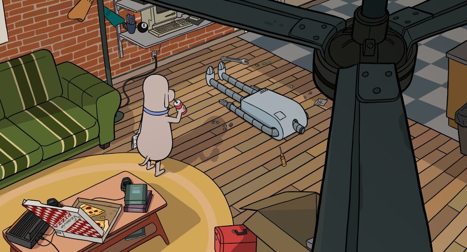 Imagen de la película Robot Dreams