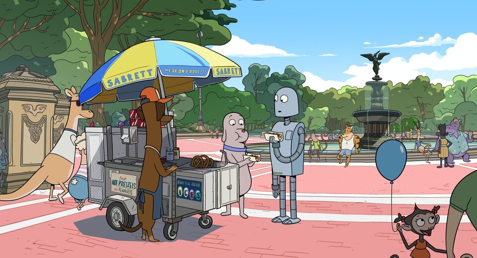 Imagen de la película Robot Dreams