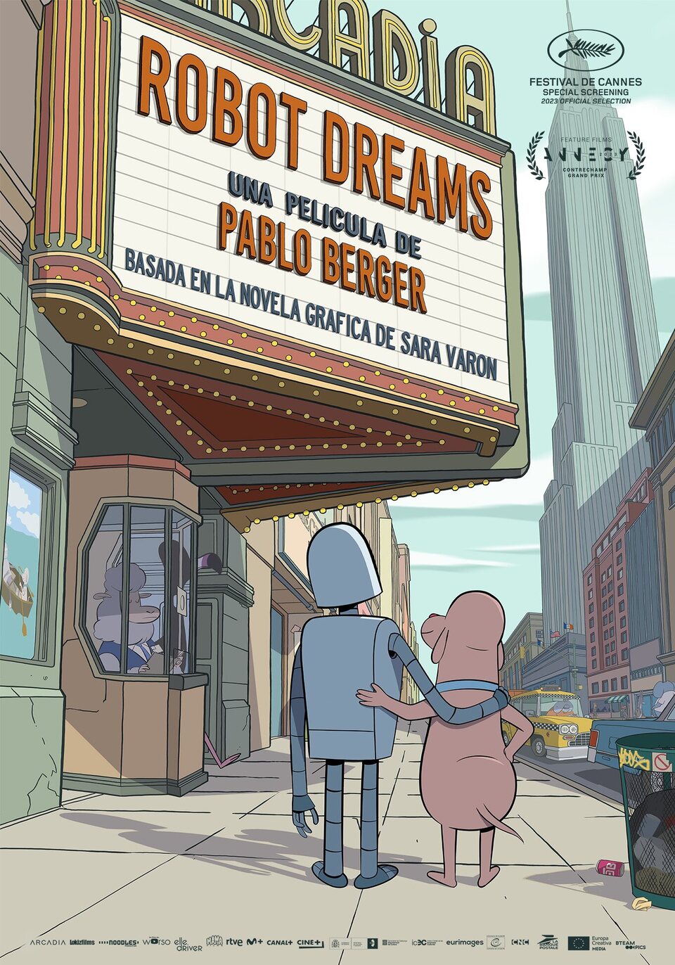 Imagen de la película Robot Dreams