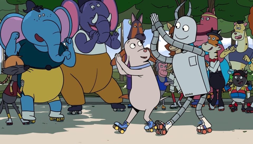 Imagen de la película Robot Dreams