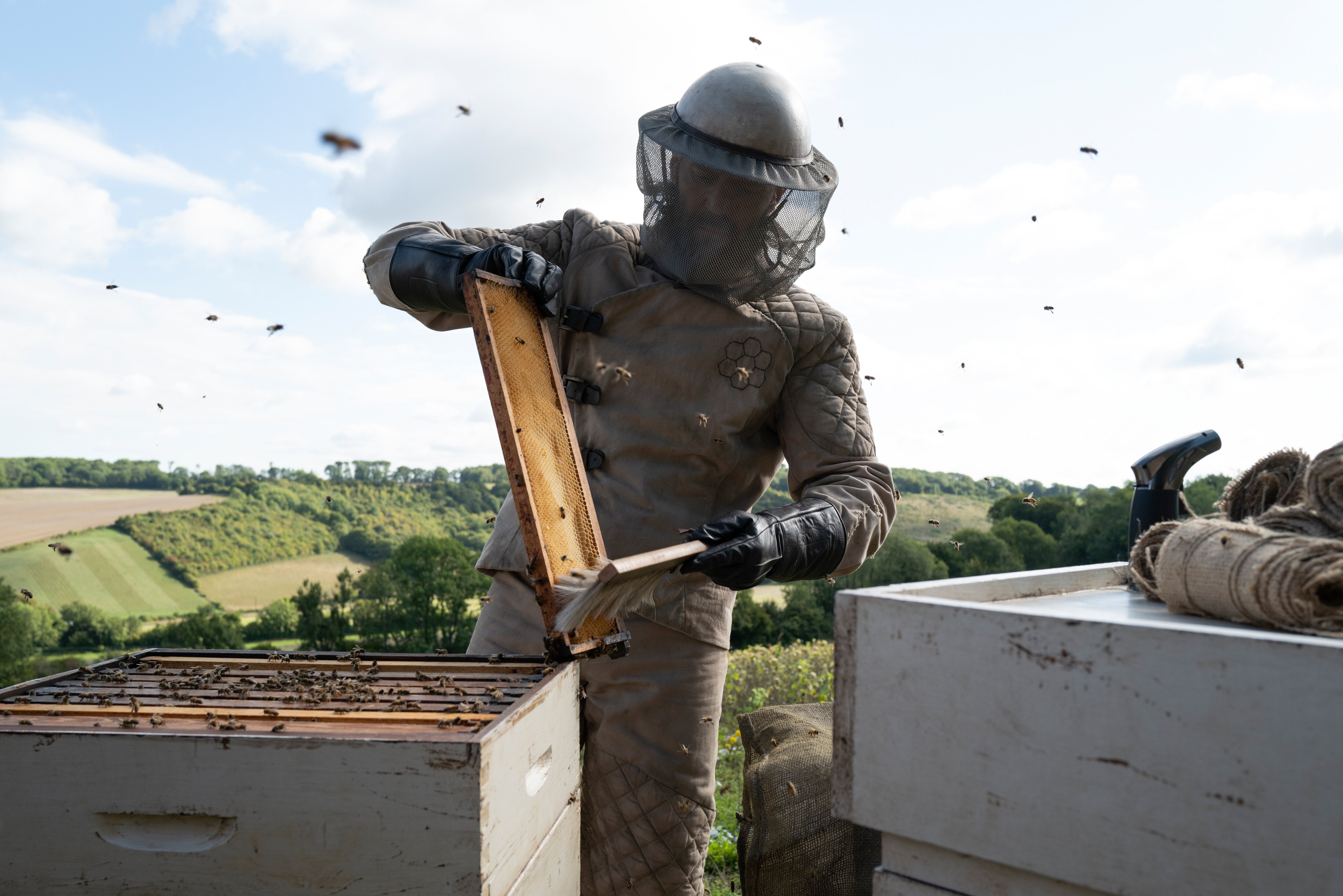 Imagen de la película The Beekeeper