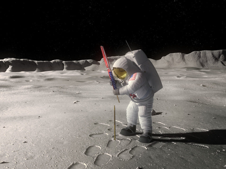 Imagen de la película Fly Me to the Moon