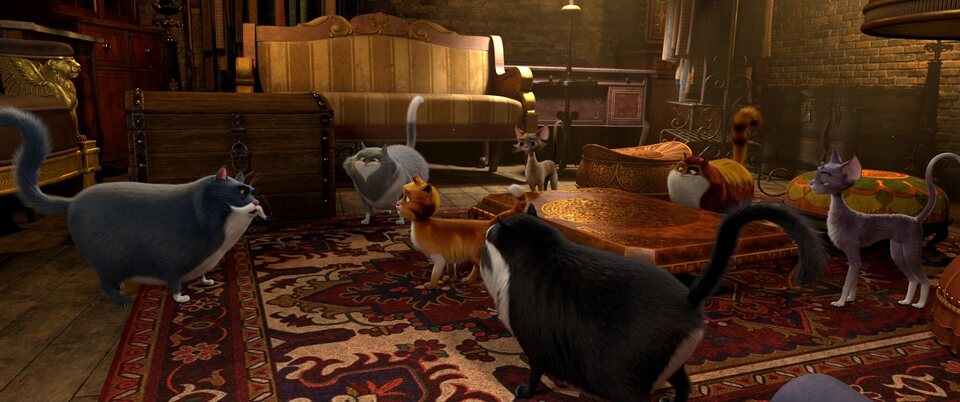 Imagen de la película Cats in the museum