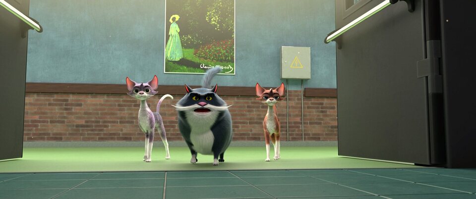 Imagen de la película Cats in the museum