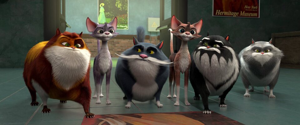 Imagen de la película Cats in the museum