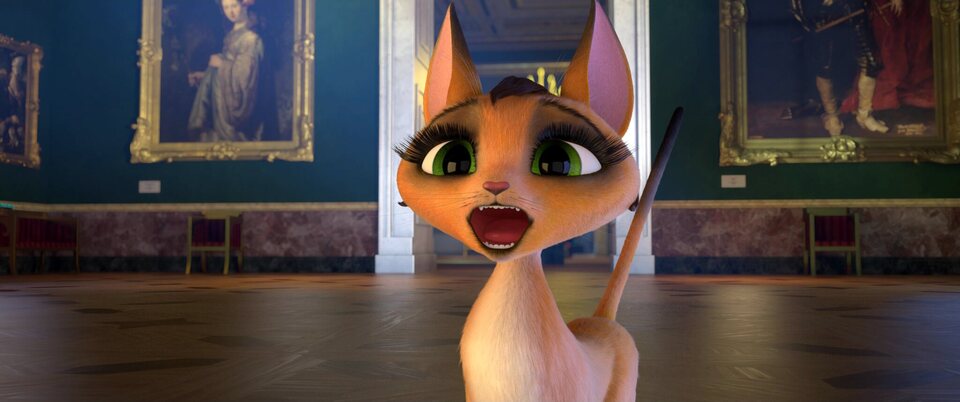 Imagen de la película Cats in the museum