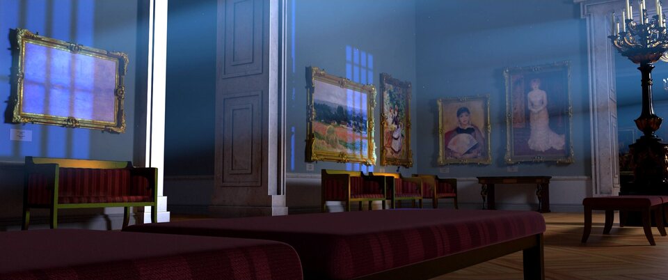 Imagen de la película Cats in the museum