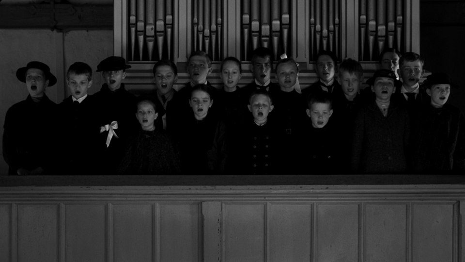 Imagen de la película The White Ribbon