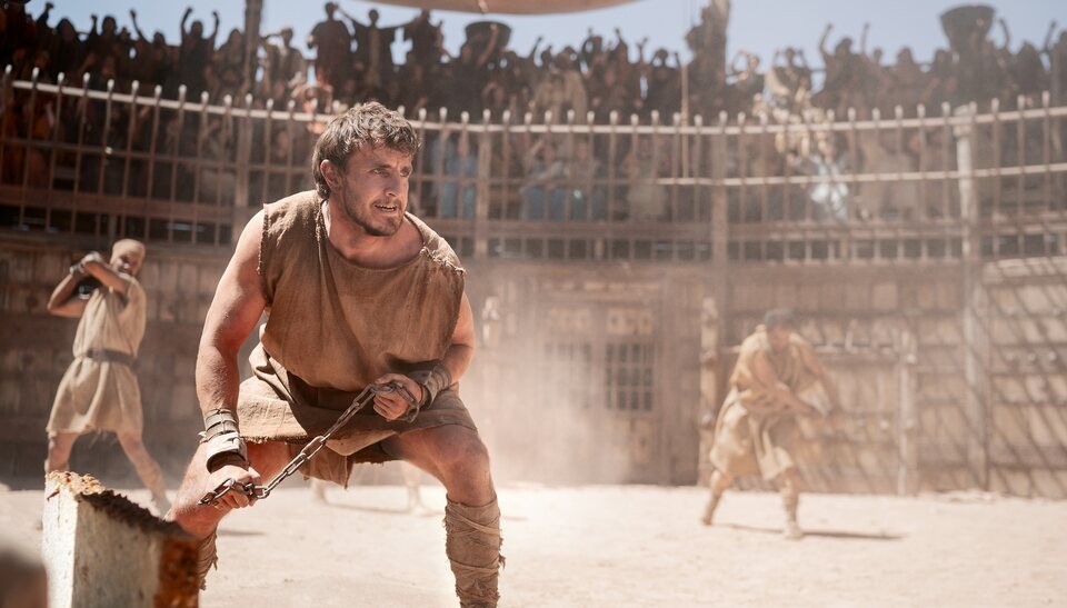 Imagen de la película Gladiator II