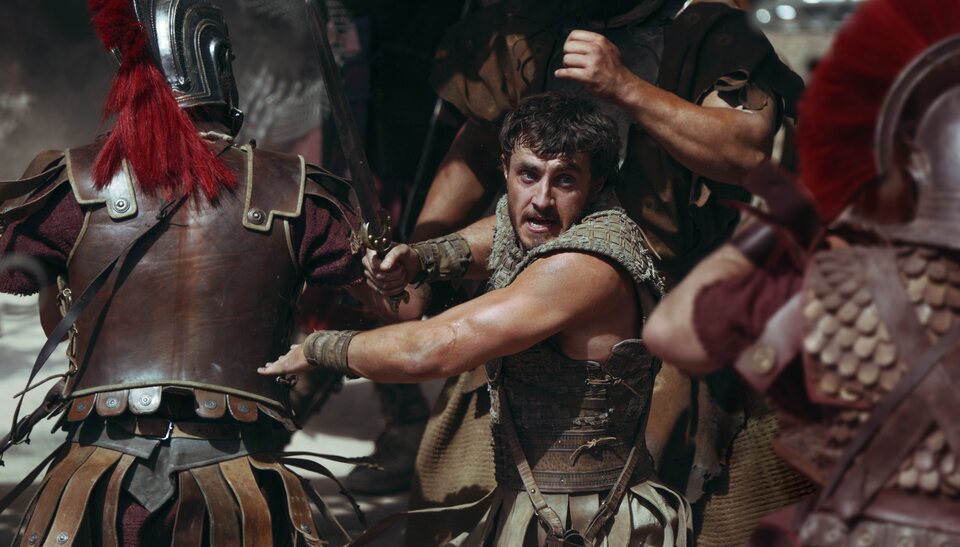 Imagen de la película Gladiator II