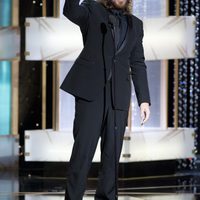 Christian Bale en los Globos de Oro 2011