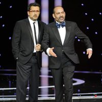 Andreu Buenafuente y José Corbacho, en la gala de los Goya 2011