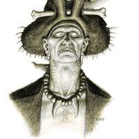Concept art de un zombie de 'Piratas del Caribe: En mareas misteriosas'