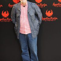 Xabier Elorriaga en la rueda de prensa de 'Águila Roja, la película'