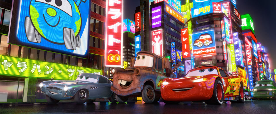 Imagen de la película Cars 2