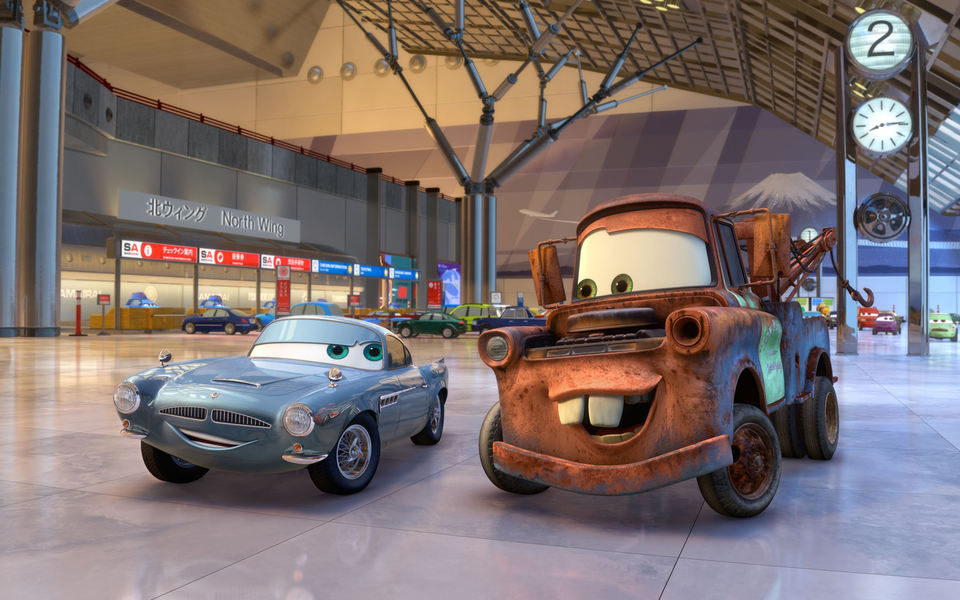 Imagen de la película Cars 2