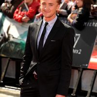 Tom Felton en la premiére de 'Harry Potter y las reliquias de la muerte: Parte 2'