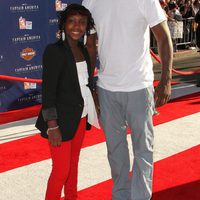 Idris Elba y su hija en la premiére de 'Capitán América'