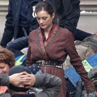 Marion Cotillard rueda una nueva escena de 'El Caballero Oscuro: La leyenda renace'