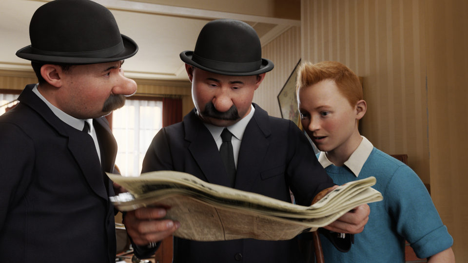 Imagen de la película The Adventures of Tintin: Secret of the Unicorn